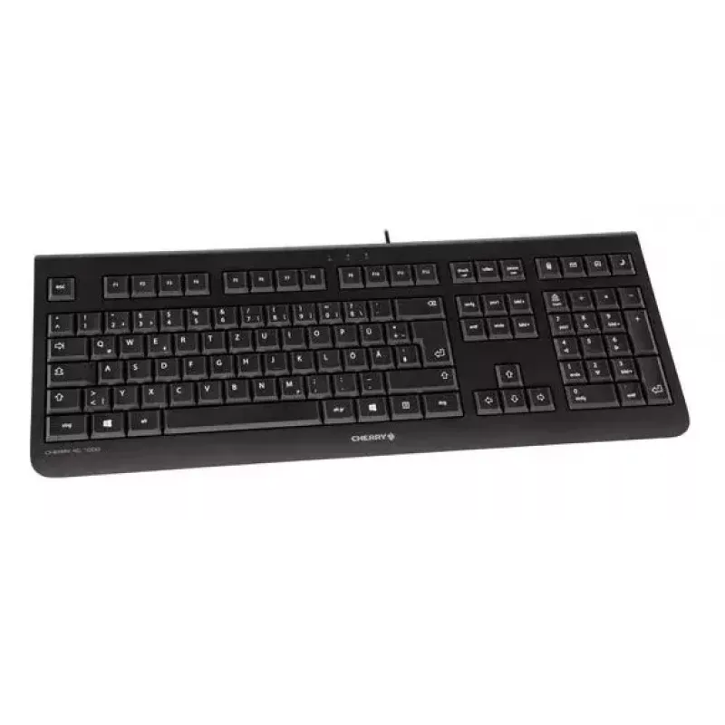 CHERRY KC 1000 Tastatur Universal USB AZERTY Belgisch Schwarz