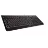 CHERRY KC 1000 Tastatur Universal USB AZERTY Belgisch Schwarz