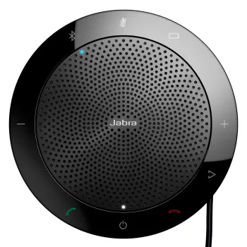 Jabra Speak 510+ UC, Universal, Schwarz, 100 m, Tasten, Omnidirektional, USB/Bluetooth