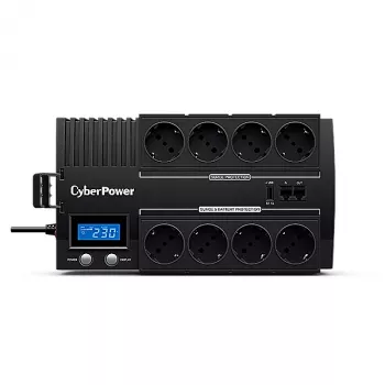 CyberPower BR1200ELCD Unterbrechungsfreie Stromversorgung (USV) Line-Interactive 1,2 kVA 720 W 8 AC-Ausgangsbuchsen