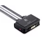 LevelOne 2-Port USB DVI-D Single Link Kabel KVM Switch, Audio-Unterstützung