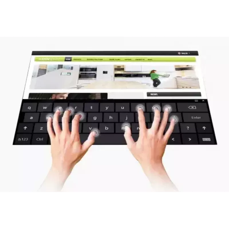 Hannspree HT161HNB Computermonitor 39,6 cm (15,6 Zoll) 1366 x 768 Pixel HD LED Touchscreen Tisch Schwarz