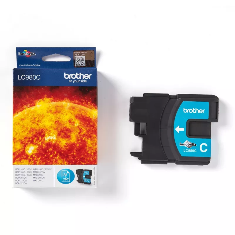 Brother LC980C Tintenpatrone 1 Stk. Original Cyan