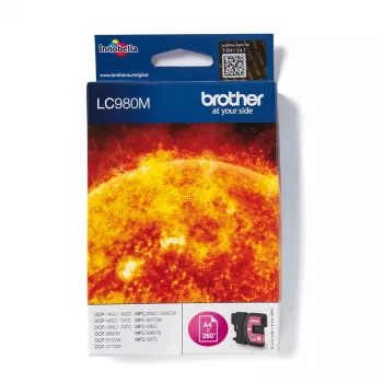 Brother LC980M Tintenpatrone 1 Stk. Original Magenta