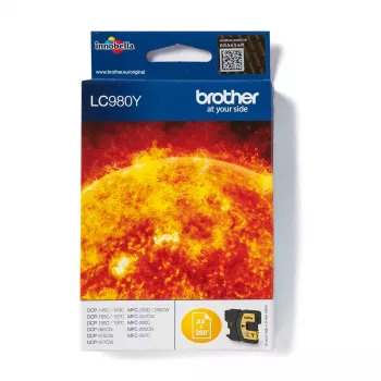 Brother LC980Y Tintenpatrone 1 Stk. Original Gelb
