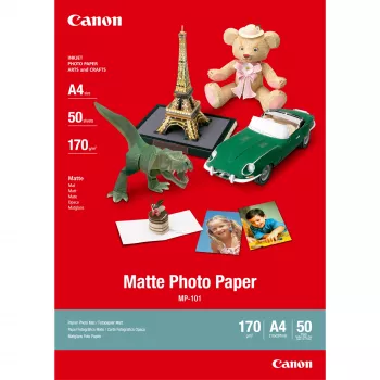 Canon MP-101 Mattes Fotopapier A4 - 50 Blatt, 170 g/m², A4 (210 x 297 mm), 50 Blatt