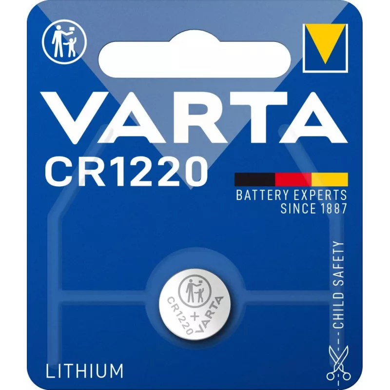 VARTA Batterie Lithium-Knopfzelle CR1220 3V
