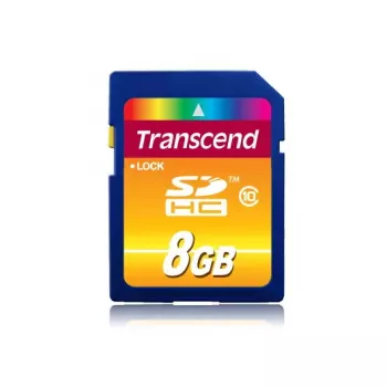Flash-Speicher Transcend 8GB SDHC Klasse 10 TS8GSDHC10