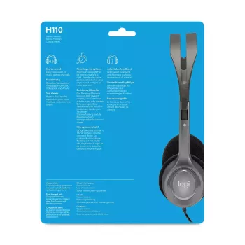LOGITECH H110 – 3,5 mm – Stereo-Headset
