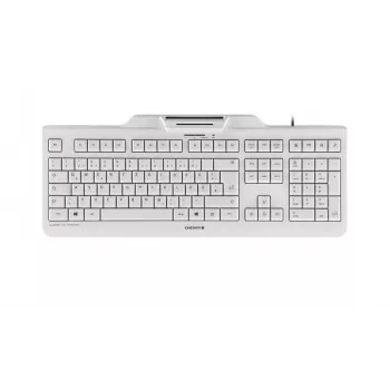 CHERRY KC 1000 SC Office USB QWERTZ Deutsch Grau Tastatur