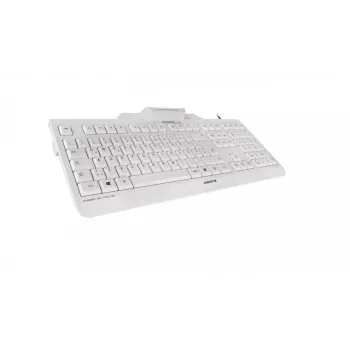 CHERRY KC 1000 SC Office USB QWERTZ Deutsch Grau Tastatur