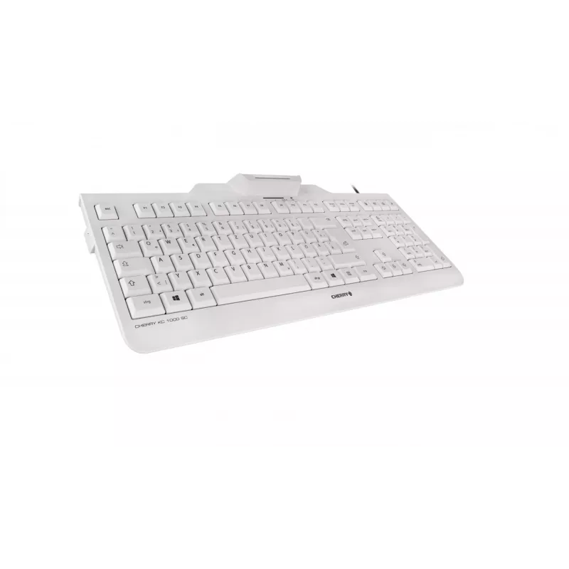 CHERRY KC 1000 SC Office USB QWERTZ Deutsch Grau Tastatur