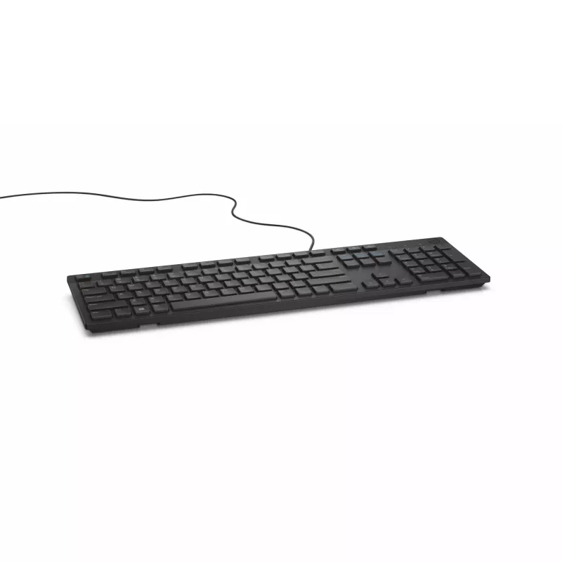 DELL Kabelgebundene Tastatur - KB216 - Deutsch (QWERTZ) - Schwarz, Full-Size (100%), Kabelgebunden, USB, QWERTZ, Schwarz