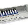 Equip 16-Port Cat.6 Shielded Patch Panel, Hellgrau, RJ-45, Gold, Cat6, Rackmontage, 1U, Grau