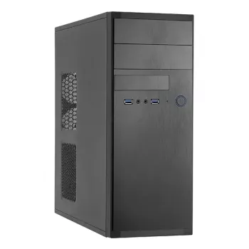 Chieftec HQ-01B-OP Computergehäuse Midi Tower Schwarz