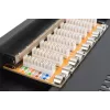 DIGITUS Patchpanel CAT6 8-Port geschirmt Schwarz 10in