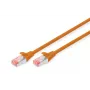 DIGITUS Patchkabel – CAT6 – S/FTP – Snagless – Cu – 50 cm – orange