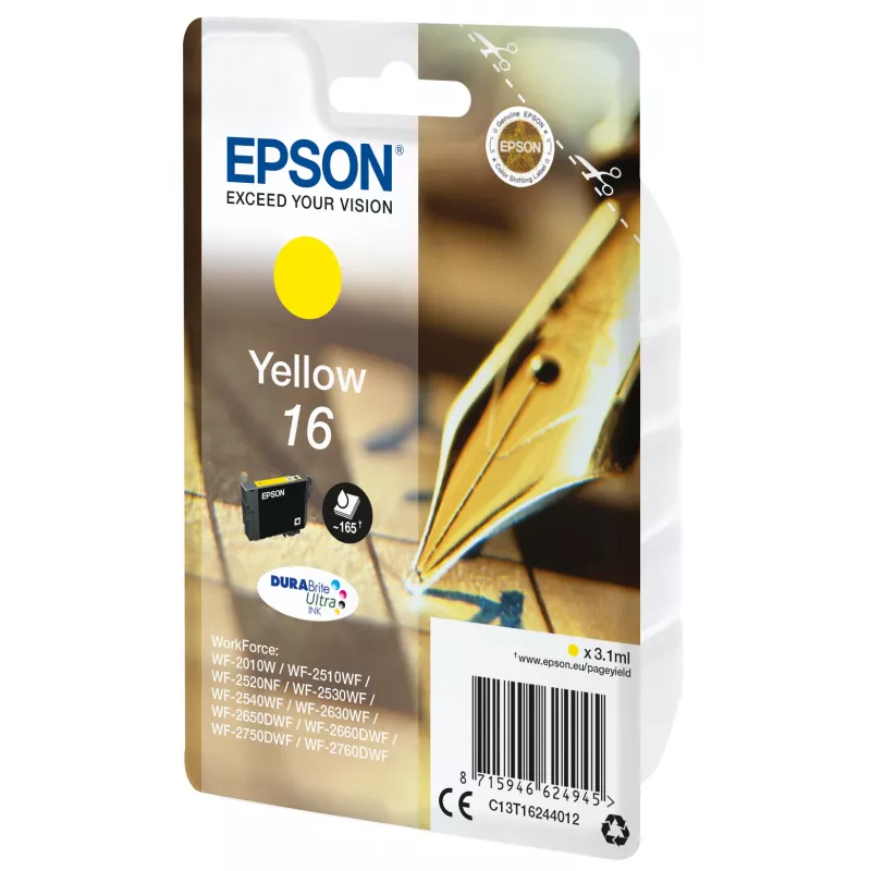 Epson Pen and crossword Singlepack Gelb 16 DURABrite Ultra Tinte