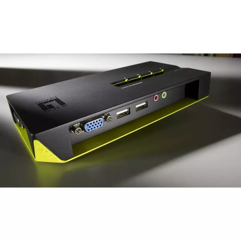 LevelOne 4-Port USB VGA KVM Switch, Audio-Unterstützung