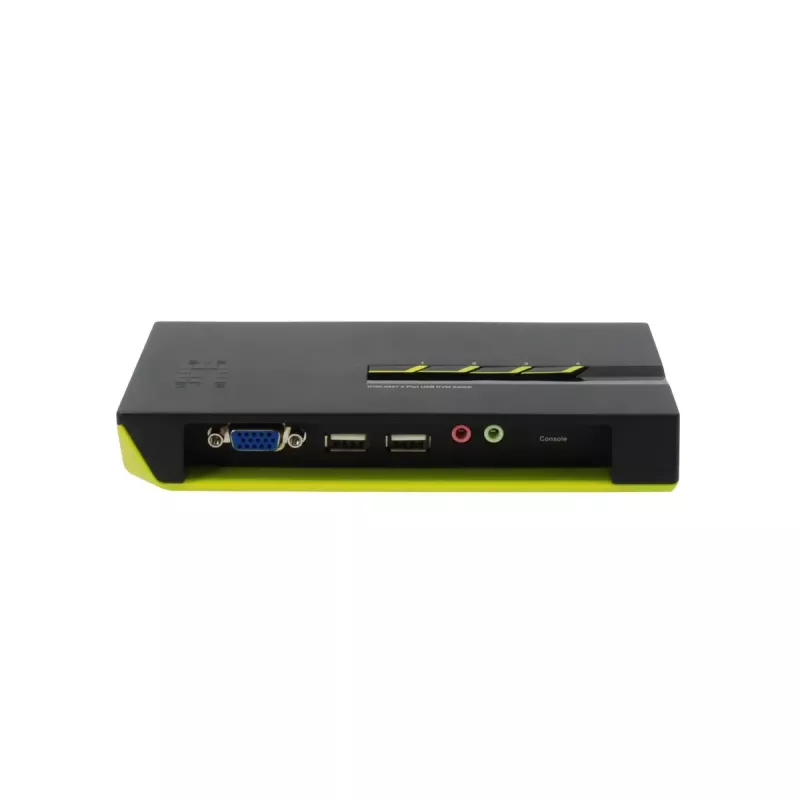 LevelOne 4-Port USB VGA KVM Switch, Audio-Unterstützung