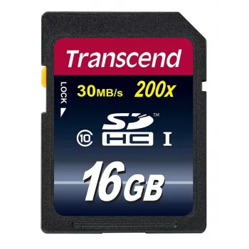Flash-Speicher Transcend 16 GB SDHC Class 10 TS16GSDHC10