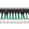 DIGITUS CAT 3 ISDN Patch Panel, ungeschirmt 50-Port RJ45, 8P4C, LSA, 1U, Rackmontage, Farbe grau RAL 7035