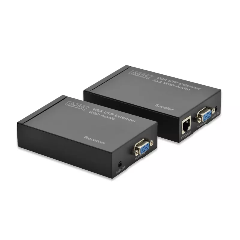 DIGITUS VGA Extender Over UTP Set Max. Auflösung 1920x1200