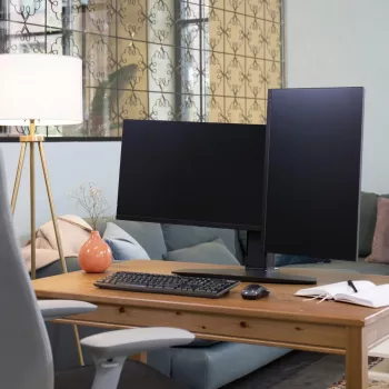 Dualer Monitor-Lift-Ständer Ergotron Neo Flex 62,2 cm Schwarz