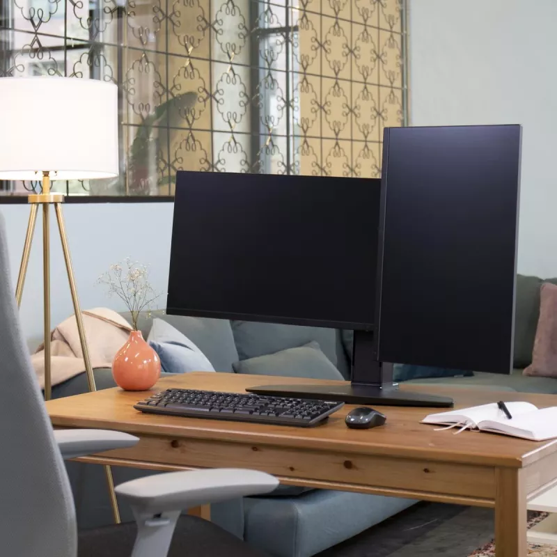 Dualer Monitor-Lift-Ständer Ergotron Neo Flex 62,2 cm Schwarz