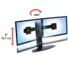 Dualer Monitor-Lift-Ständer Ergotron Neo Flex 62,2 cm Schwarz