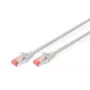 DIGITUS Patchkabel - CAT6 - S/FTP - Snagless - Cu - 1m - grau