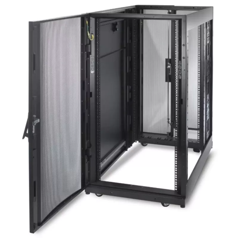 APC NetShelter SX, Server-Rack-Gehäuse, 24U, schwarz, 1198,5H x 600B x 1070T mm