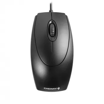CHERRY WHEELMaus OPTICAL Kabel-Maus, Schwarz, PS2/USB