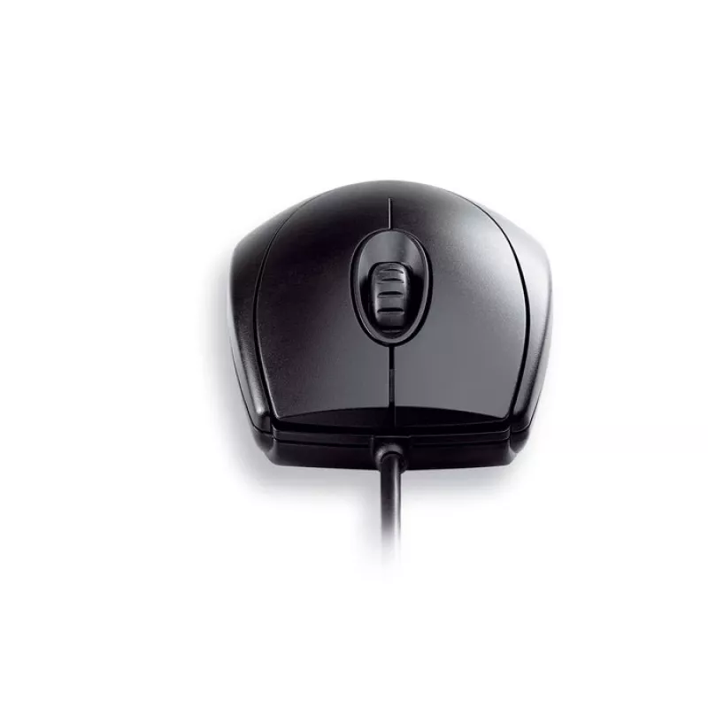 CHERRY WHEELMaus OPTICAL Kabel-Maus, Schwarz, PS2/USB