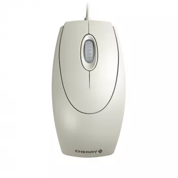CHERRY WHEELMaus OPTICAL kabelgebundene Maus, hellgrau, PS2/USB
