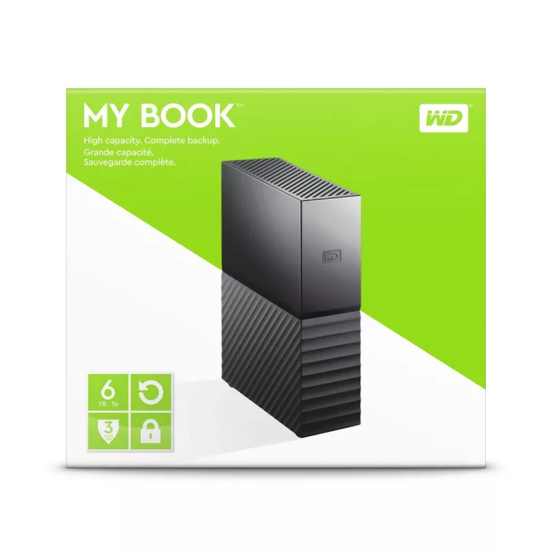 WESTERN DIGITAL Festplatte – My Book – 6 TB – USB-A 3.2 Gen 1