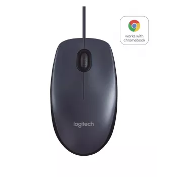 LOGITECH Maus – B100 – Optisch – Schwarz