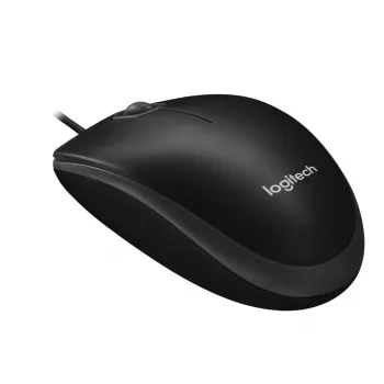 LOGITECH Maus – B100 – Optisch – Schwarz