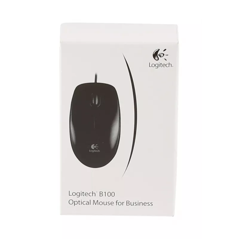 LOGITECH Maus – B100 – Optisch – Schwarz
