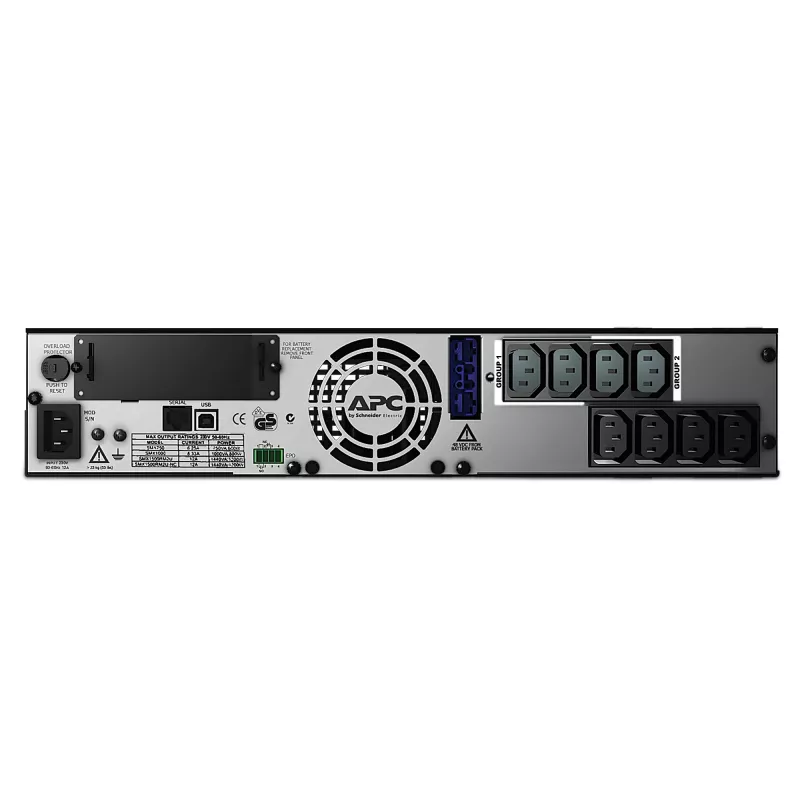 APC Smart-UPS X SMX1000I - 1000VA, 8x C13 Ausgang, USB, erweiterbare Laufzeit