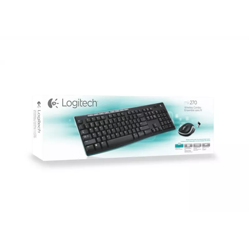 LOGITECH Wireless Desktop Mk270 - Qwertzu German
