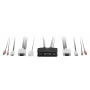 LevelOne 2-Port USB VGA Kabel KVM Switch, Audio-Unterstützung, 2048 x 1536 Pixel, Schwarz