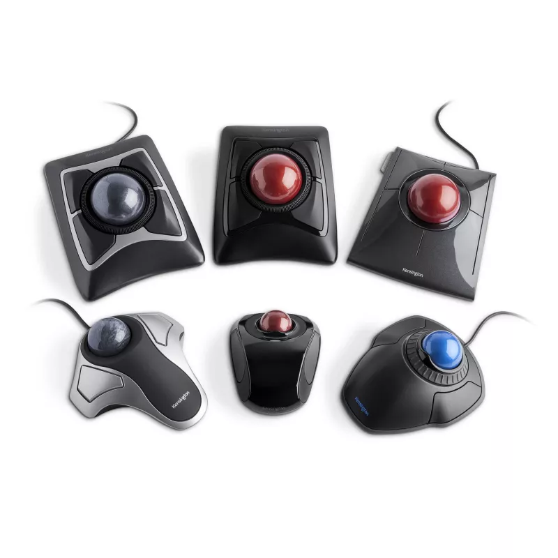 Kensington Orbit Optical Trackball, beidhändig, optisch, USB Type-A, Silber