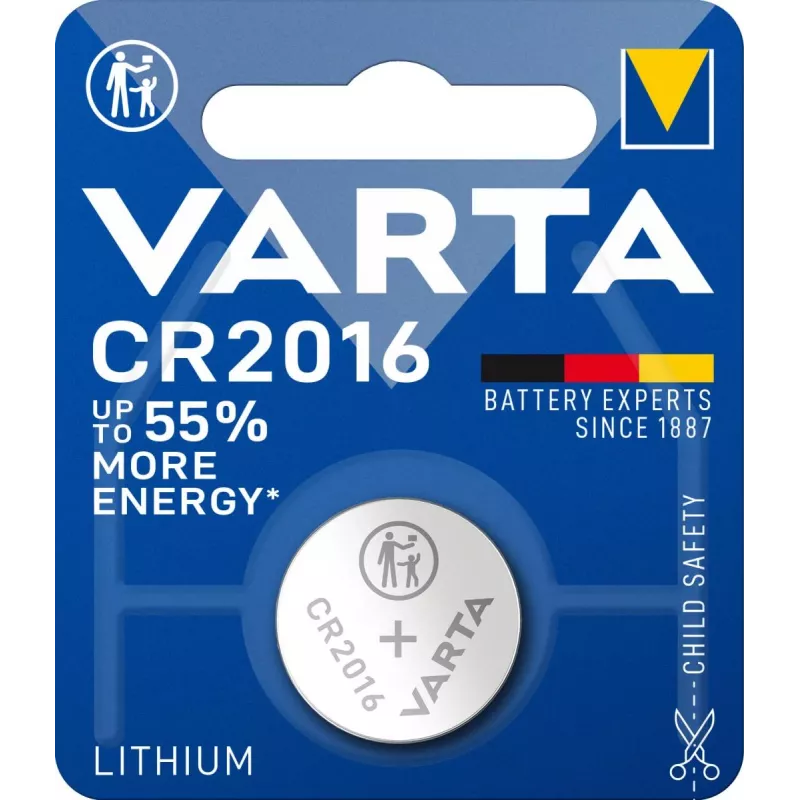 Einwegbatterie Varta CR2016 V 1-BL (6016)