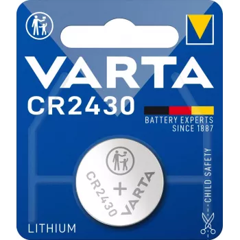 VARTA Batterie Lithium Knopfzelle CR2430 3V