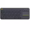 LOGITECH Wireless Touch Keyboard K400 Plus - Schwarz - Qwerty Niederländisch