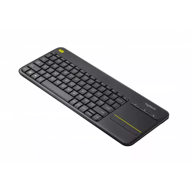 LOGITECH Wireless Touch Keyboard K400 Plus - Schwarz - Qwerty Niederländisch