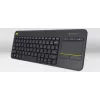 LOGITECH Wireless Touch Keyboard K400 Plus - Schwarz - Qwerty Niederländisch