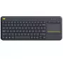 LOGITECH Wireless Touch Keyboard K400 Plus - Schwarz - Qwerty Niederländisch