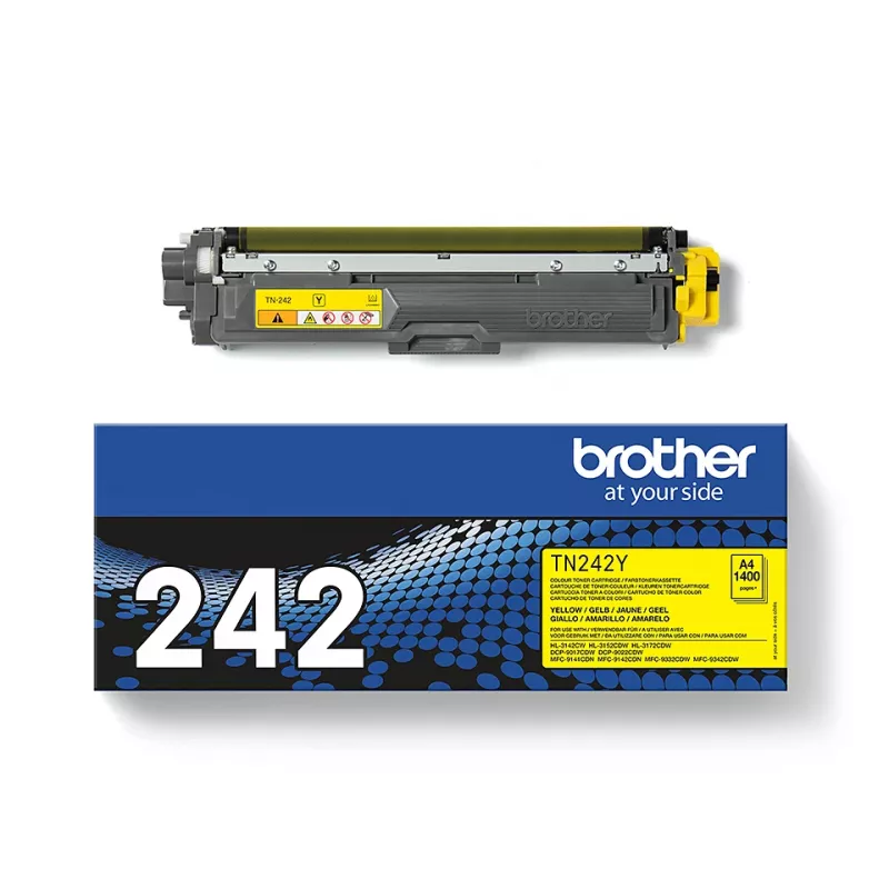 Brother TN-242Y Toner-Kartusche 1 Stück Original Gelb